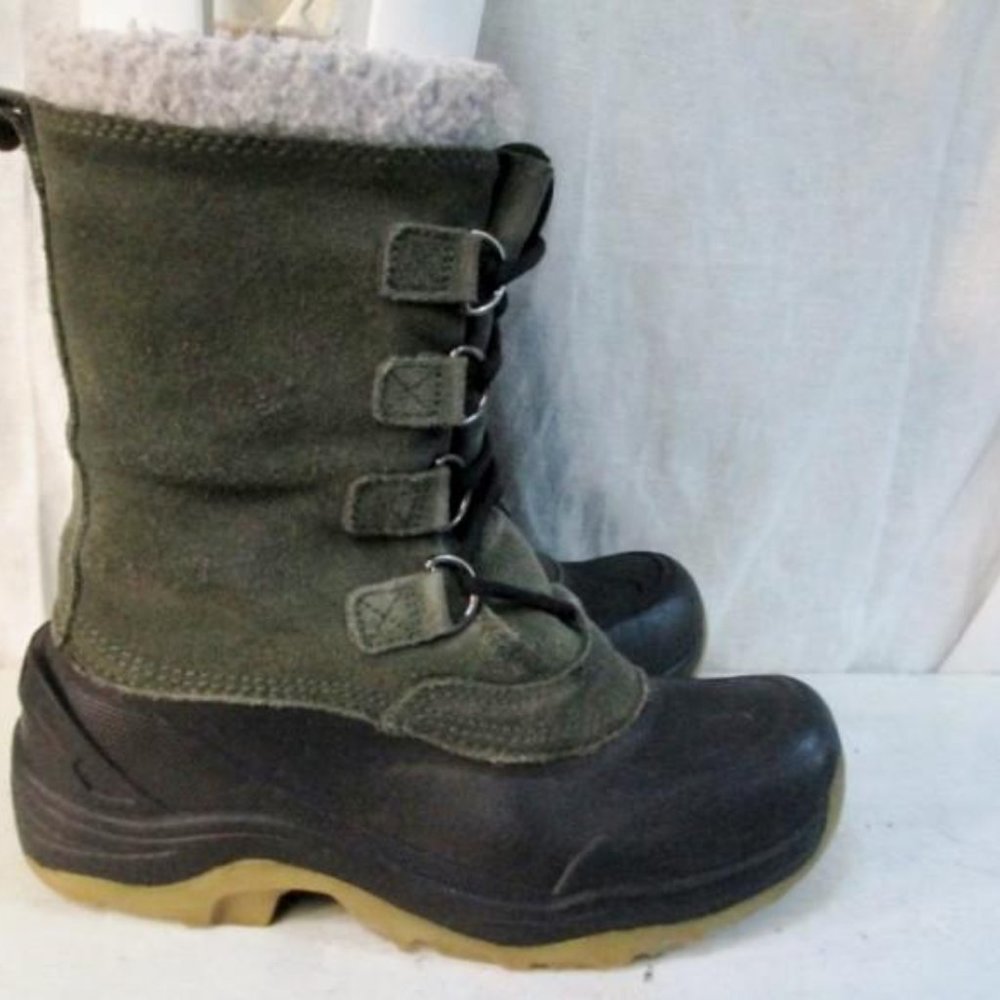 LAND'S END Rubber Suede Lined Duck Boots Snow